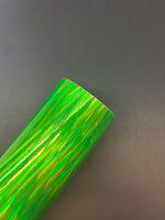 TrueCut Fluorescent Green Holographic Adhesive Vinyl