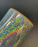 TrueCut Silver Sequins Holographic Adhesive Vinyl