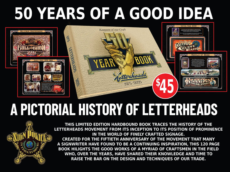 Letterheads 50th Anniversary Collection - Blue Ridge Sign Supply Inc