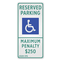 Handicap Reserved Sign 12