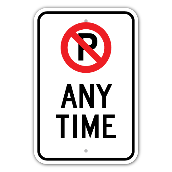 No Parking Anytime