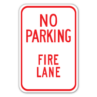 No Parking Fire Lane Sign (R-6-9)