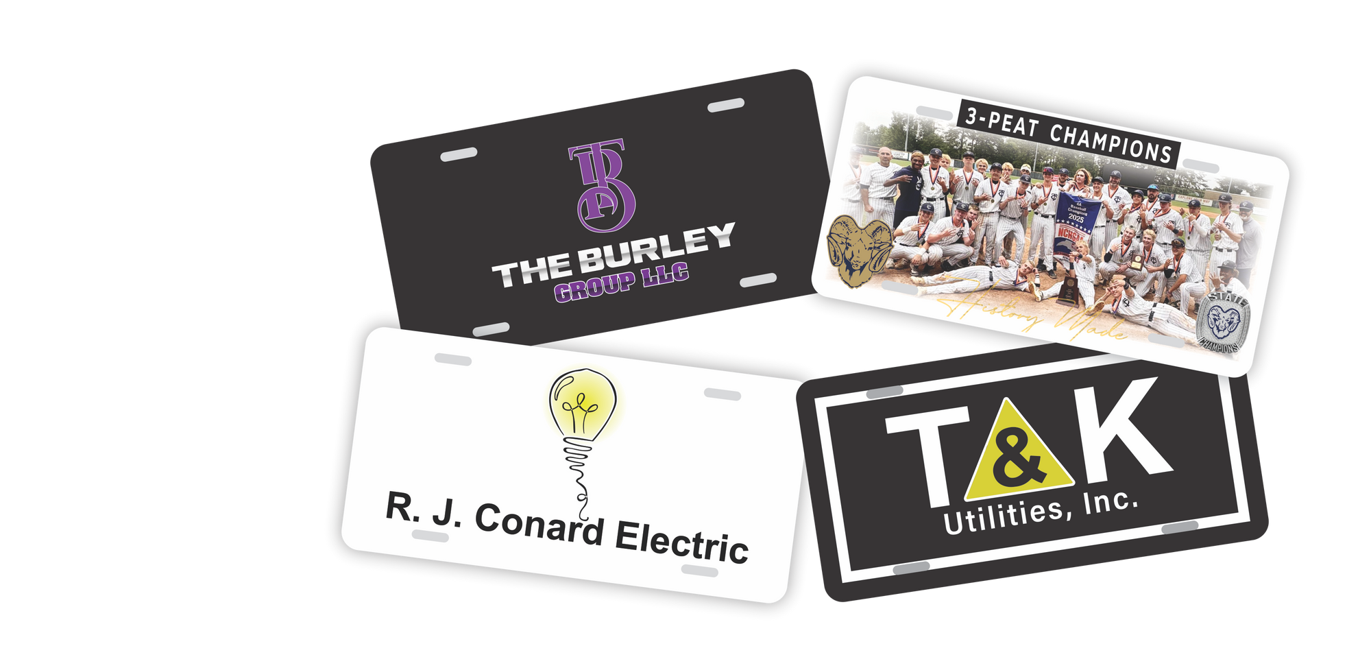 NEW ITEM <br> Printed License Plates