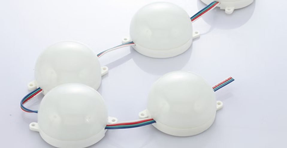 Dome Cap Frosted Cover for LED Modules | Indoor & Outdoor Compatible | 20 Caps per Carton - Blue Ridge Sign Supply Inc