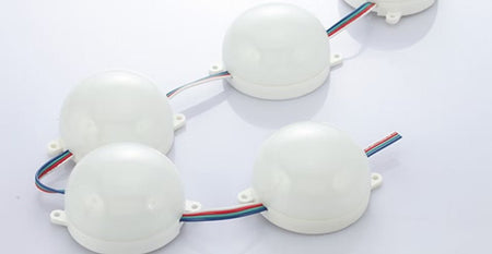Dome Cap Frosted Cover for LED Modules | Indoor & Outdoor Compatible | 20 Caps per Carton - Blue Ridge Sign Supply Inc
