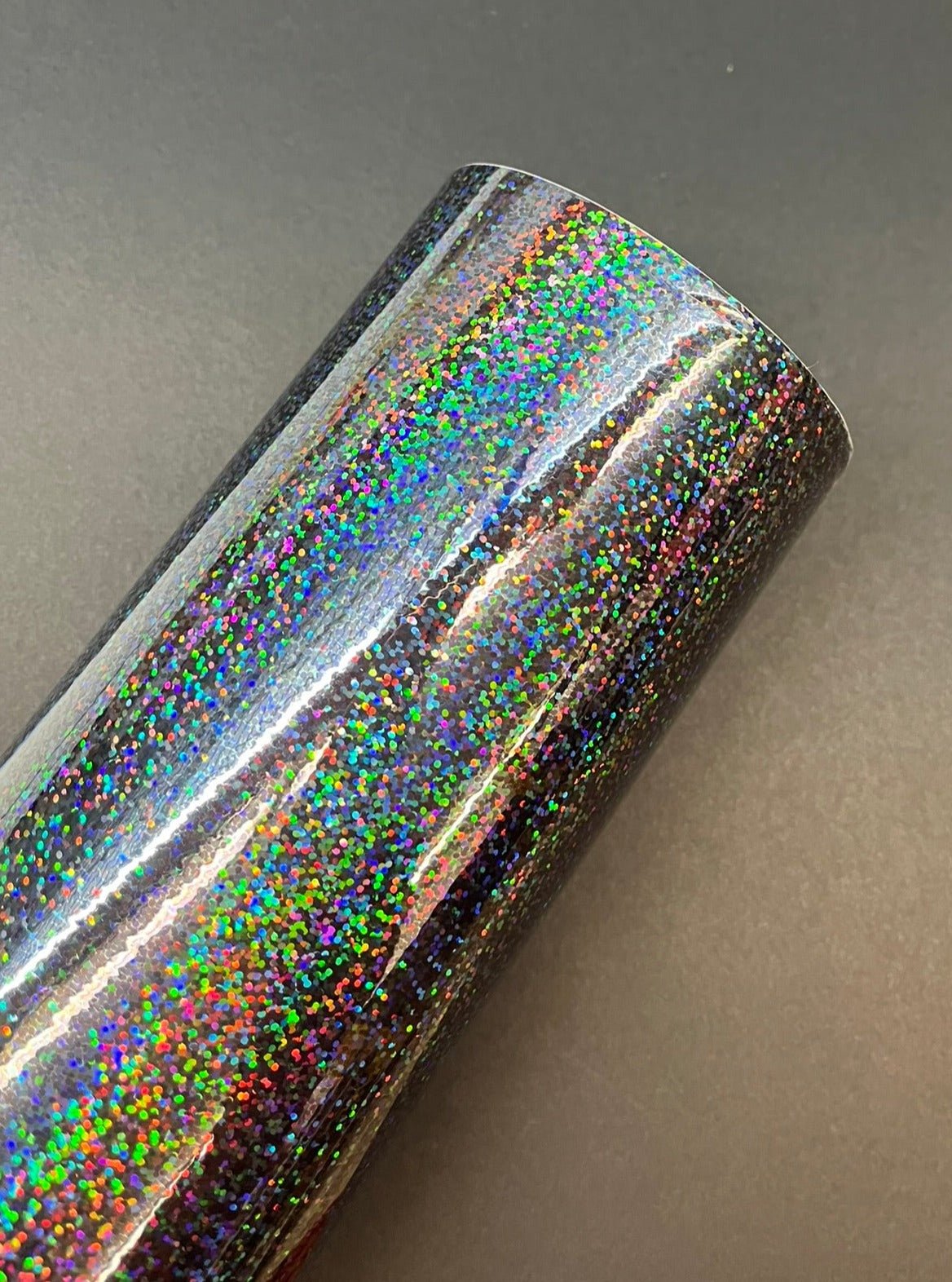 TrueCut Gunmetal Sequins Holographic Adhesive Vinyl