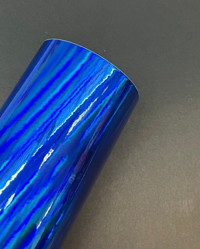 TrueCut Royal Blue Holographic Adhesive Vinyl