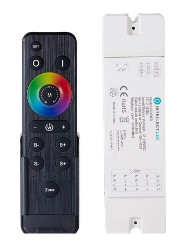 FCC - 500 RGB LED Controller with Speed Control — 12V/24V, 300W Max, 33 Built - in Modes, Master/Slave | Intellect LED - Blue Ridge Sign Supply Inc