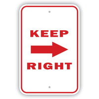 Keep Right (Economy) - Blue Ridge Sign Supply Inc