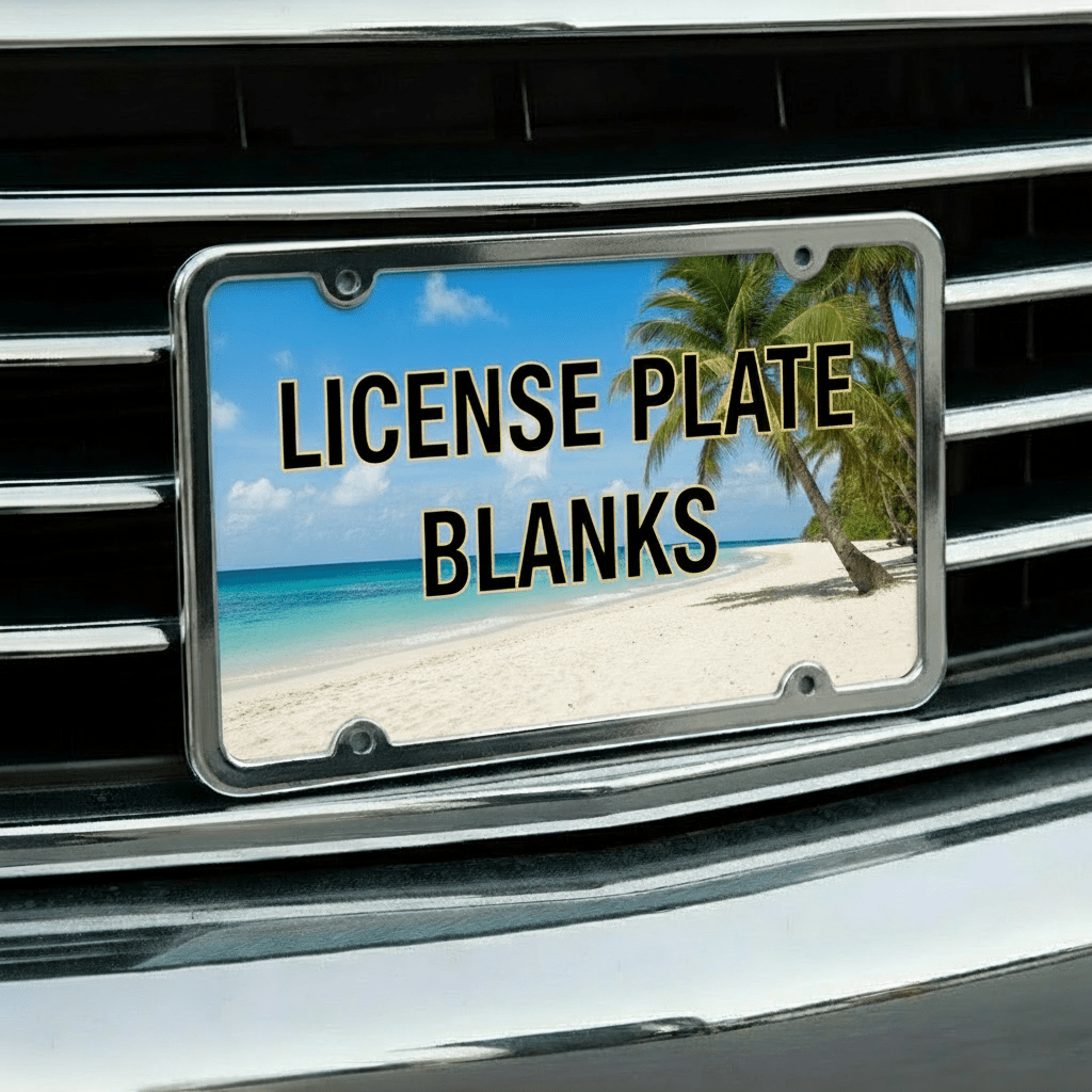 License Plate Blanks - Blue Ridge Sign Supply Inc