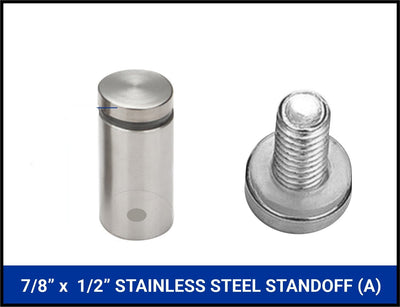 Stainless Steel Standoffs - Blue Ridge Sign Supply Inc