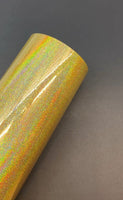 TrueCut Gold Glitter Holographic Adhesive Vinyl - Blue Ridge Sign Supply Inc