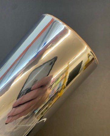 TrueCut Silver Chrome Mirror Adhesive Vinyl - Blue Ridge Sign Supply Inc