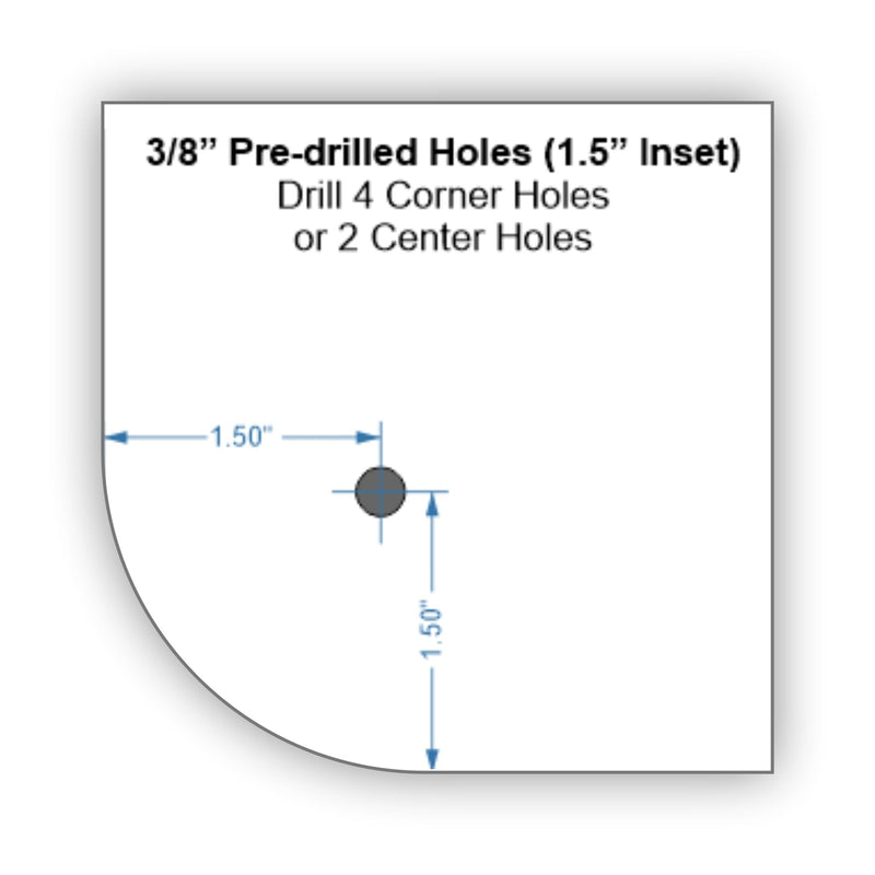 White Aluminum Blanks .040 - Blue Ridge Sign Supply Inc