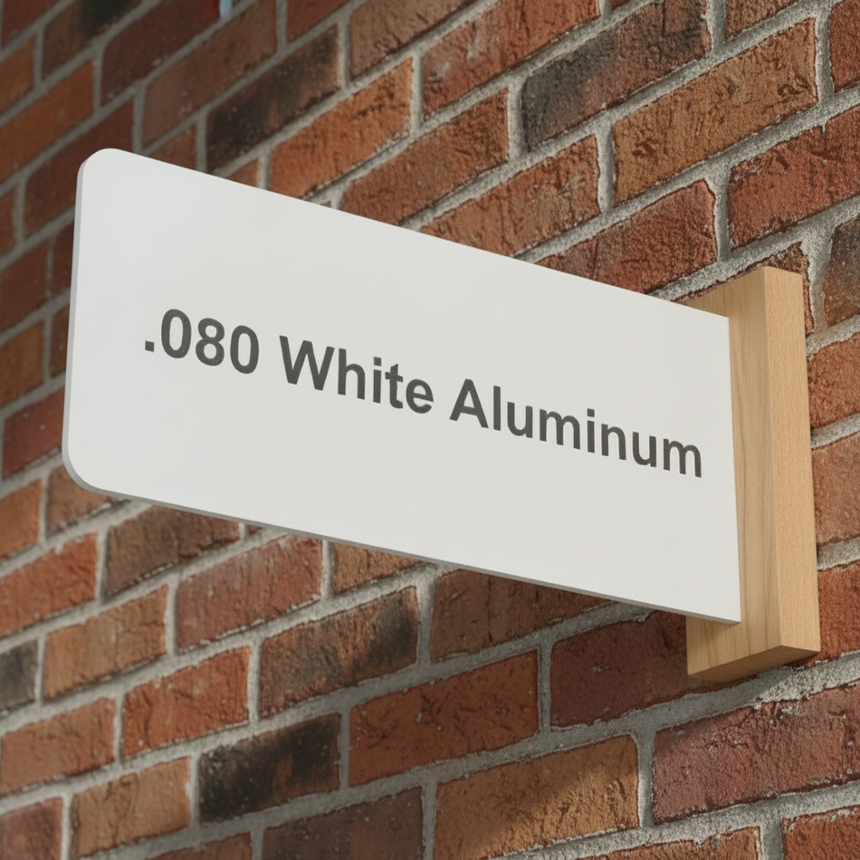 080 White Aluminum Blanks