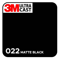3M Ultra™ Cast Matte Black (022)