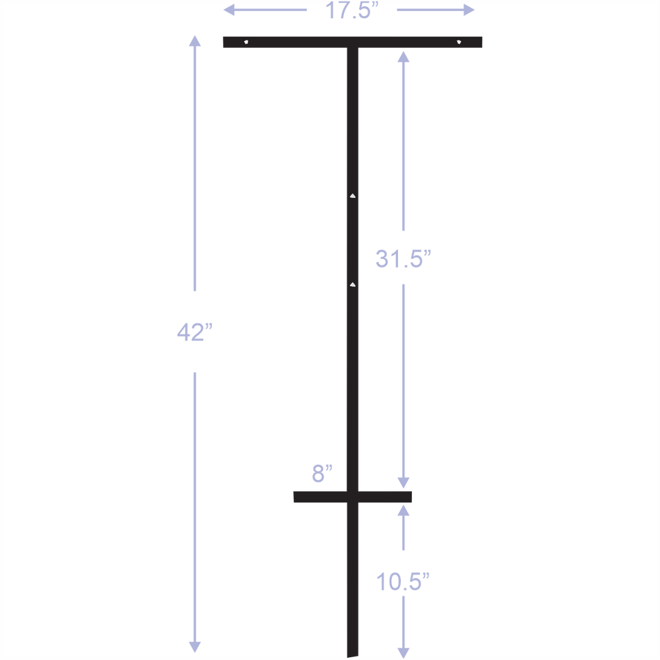 42" T - Stake 42T X 17.5W - Blue Ridge Sign Supply Inc