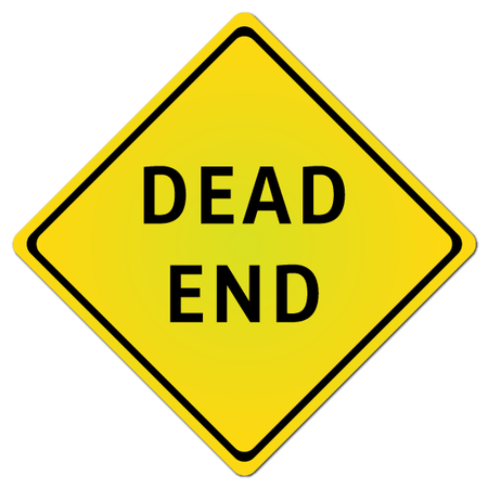 Dead End Sign (W14 - 1) - Blue Ridge Sign Supply Inc