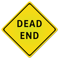 Dead End Sign (W14 - 1) - Blue Ridge Sign Supply Inc