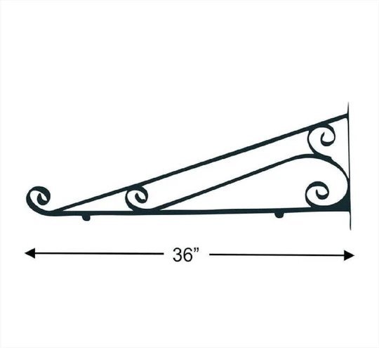 Decorative Scroll Brackets - Blue Ridge Sign Supply Inc