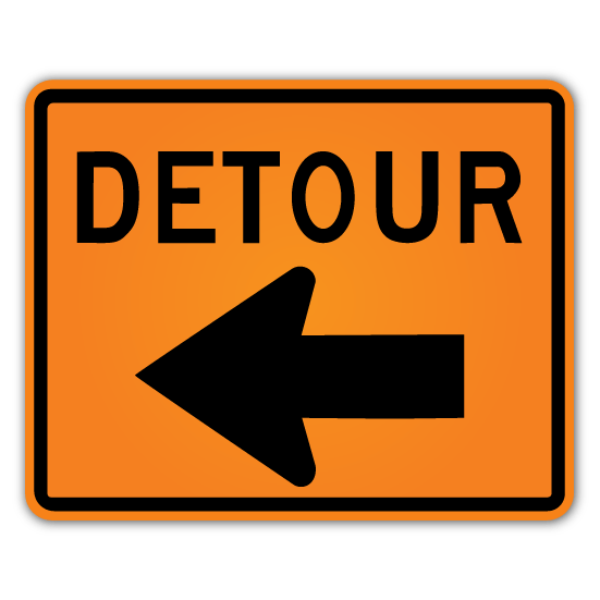 Detour Sign