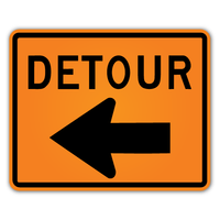 Detour Sign - Blue Ridge Sign Supply Inc