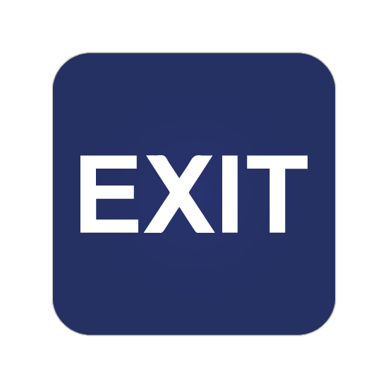 Exit ADA Sign - Blue Ridge Sign Supply Inc