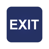 Exit ADA Sign - Blue Ridge Sign Supply Inc