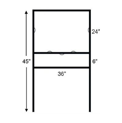 H - Frame Metal Frames - Blue Ridge Sign Supply Inc