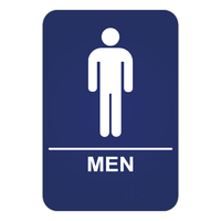 Men's Restroom ADA Sign
