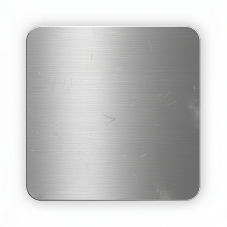 Metallic silver color swatch