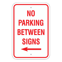 No Parking (Arrow Left) - Blue Ridge Sign Supply Inc