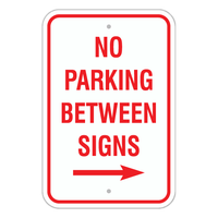 No Parking (Arrow Right) - Blue Ridge Sign Supply Inc