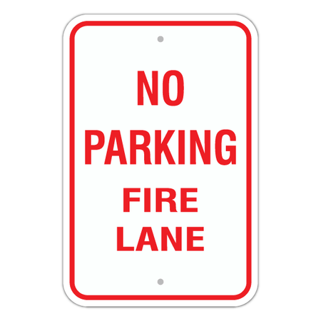 No Parking Fire Lane - Blue Ridge Sign Supply Inc