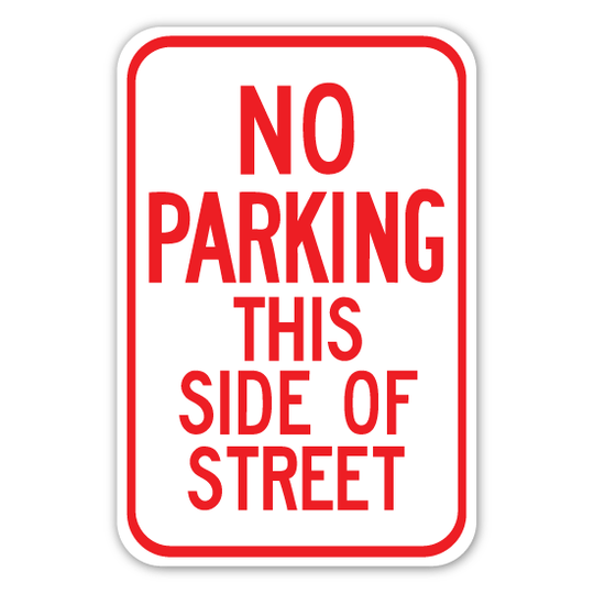 No Parking This Side (R7-6-5)
