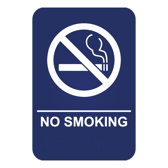 No Smoking ADA Sign