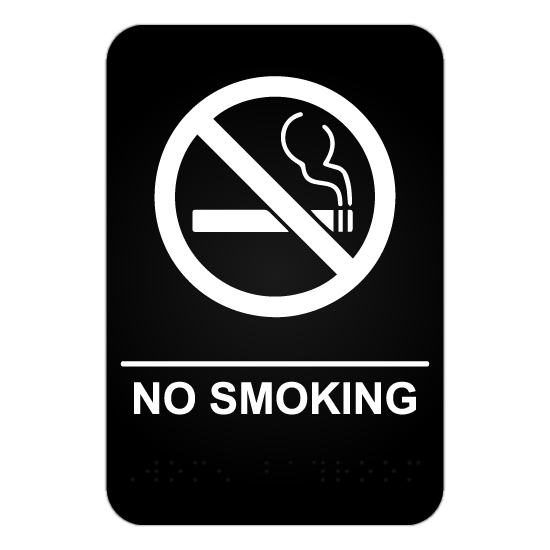 No Smoking ADA Sign - Blue Ridge Sign Supply Inc