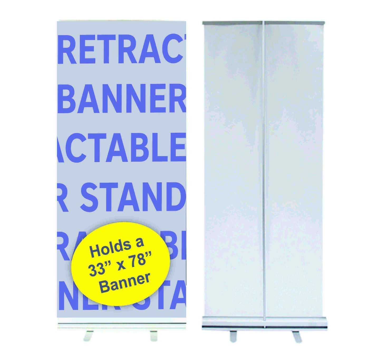 Retractable Banner Stand 32x78