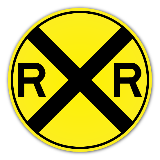 RR Crossing Sign (W10 - 1) - Blue Ridge Sign Supply Inc