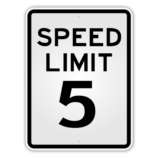 Speed Limit Sign - Blue Ridge Sign Supply Inc
