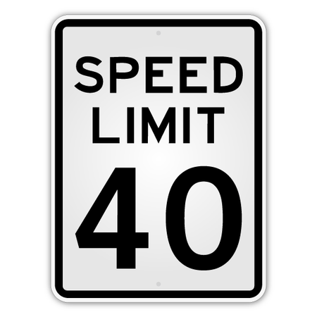 Speed Limit Sign - Blue Ridge Sign Supply Inc