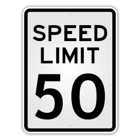 Speed Limit Sign - Blue Ridge Sign Supply Inc