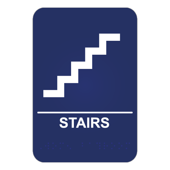 Stairs ADA Sign