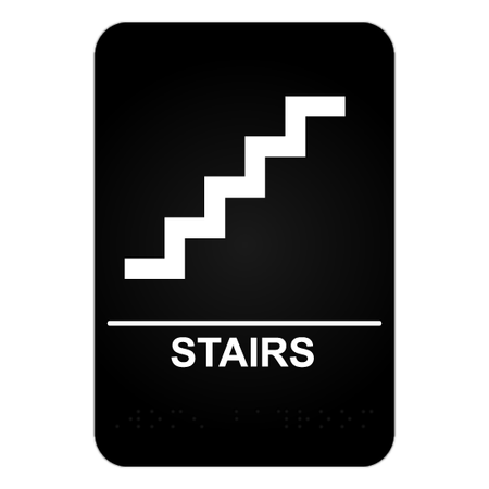 Stairs ADA Sign - Blue Ridge Sign Supply Inc