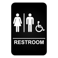 Unisex Handicap Restroom ADA Sign - Blue Ridge Sign Supply Inc
