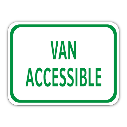 Van Accessible 12" x 9" (HC-37)