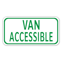 Van Accessible Sign 12