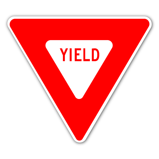 Yield Sign (R1-2)
